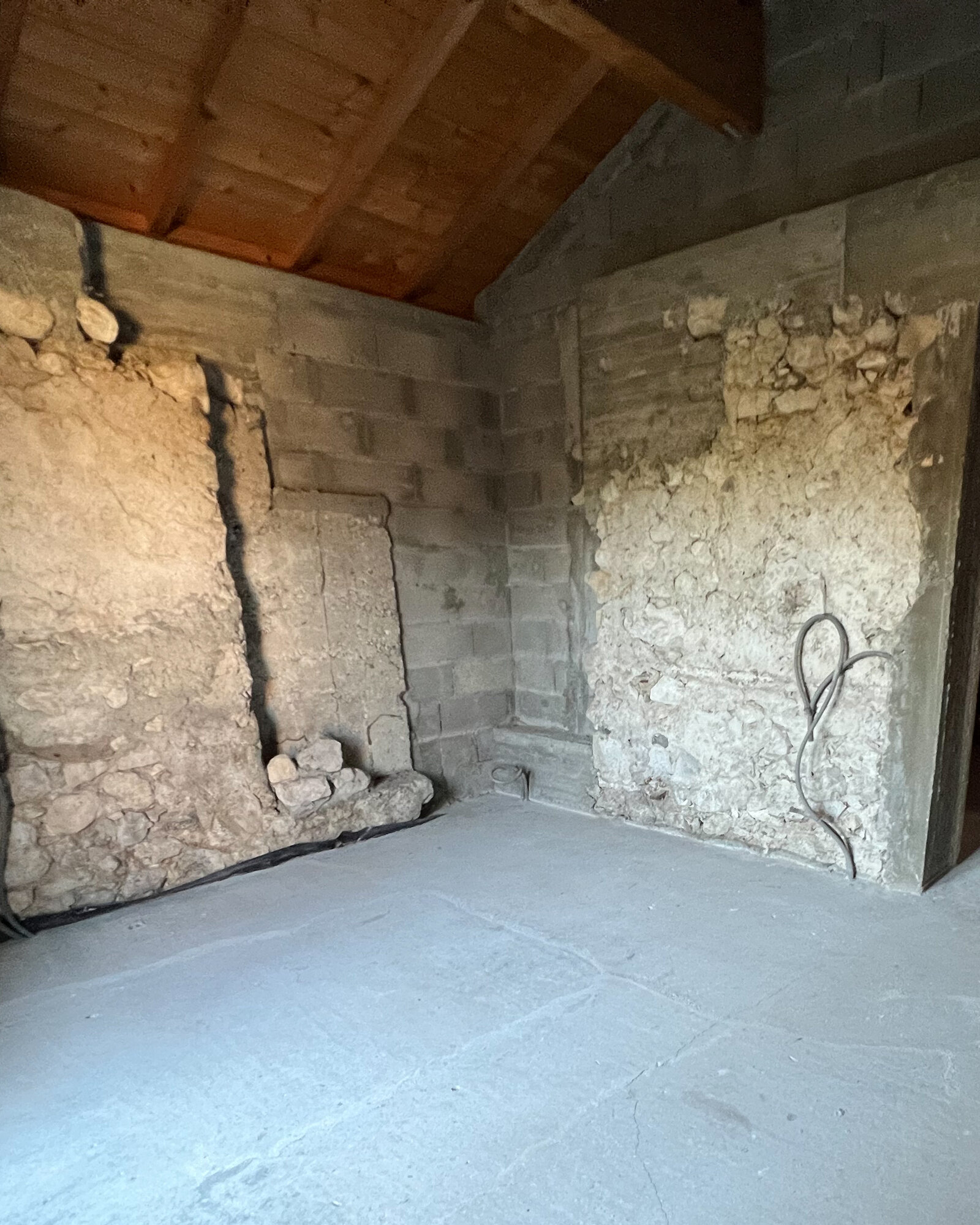 Salon du Projet Tilleul avant travaux